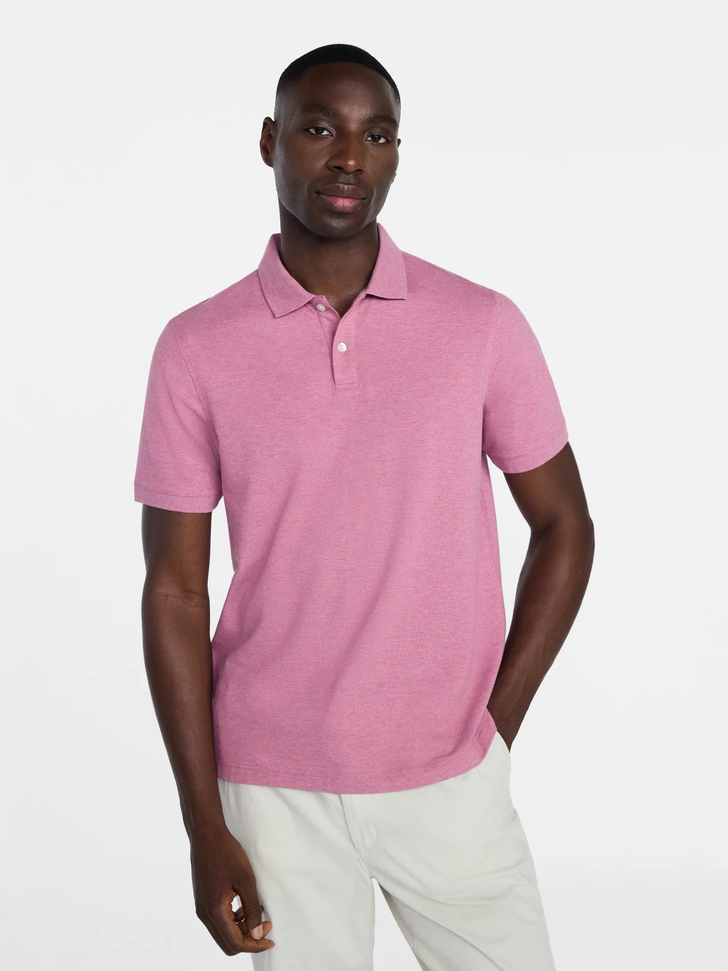 George Men's and Big and Tall Men's Pique Polo with Short Sleeves, Sizes XS-5XL, LT-3XLT | Walmart (US)