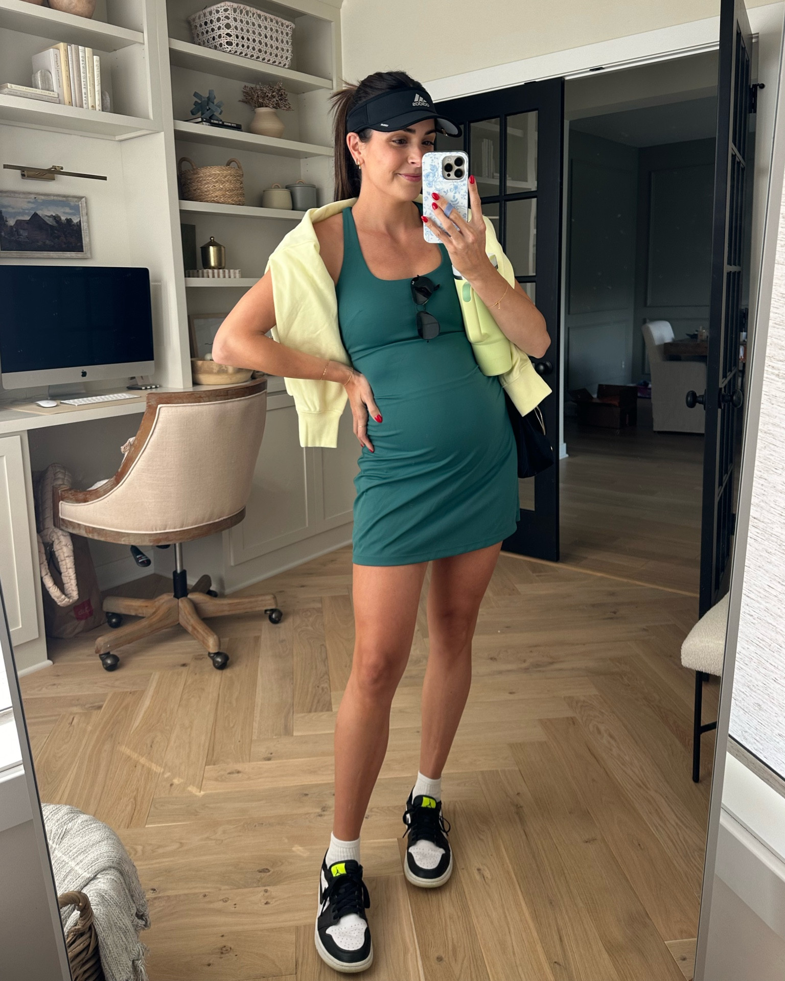 This Amazon maternity active dress is so comfy & practical, I ordered 2 more colors 🤰🏻 true to pre pregnancy size, wearing a S! Comes with over the belly biker shorts. I wear this to golf, pickleball or just as athleisure!

#LTKFindsUnder50 #LTKActive #LTKBump