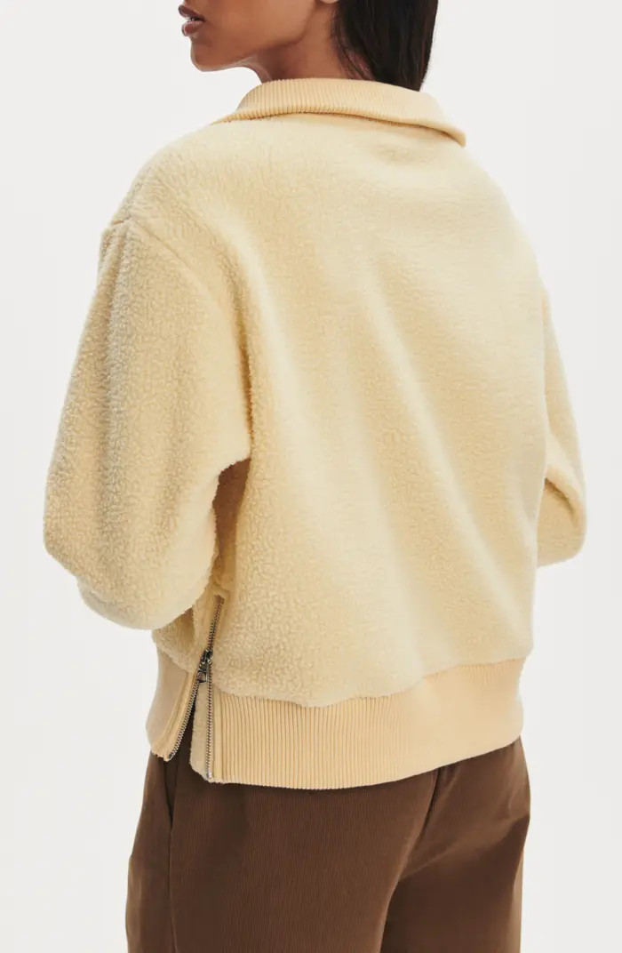 Jaylin High Pile Fleece Half-Zip Pullover | Nordstrom