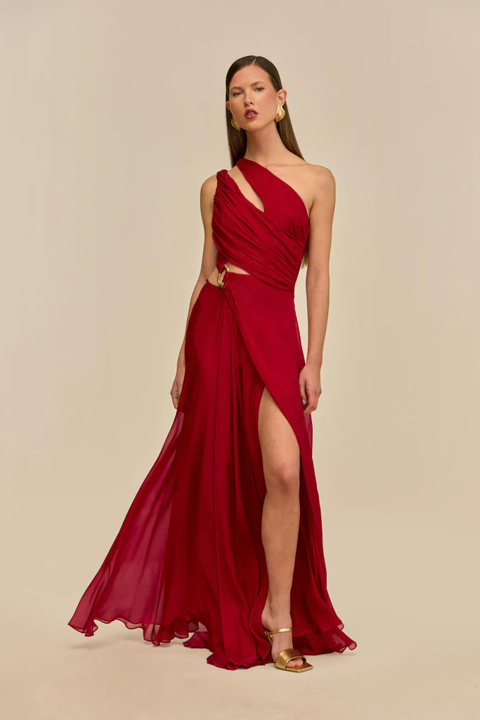 ZAN GOWN - MERLOT | Cult Gaia - US