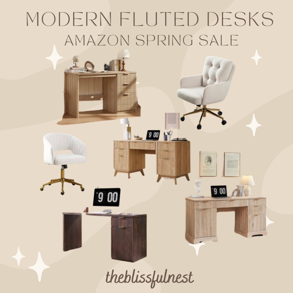 Modern Fluted Desks

Amazon sale, spring sale, desks, modern desk, natural desk, fluted desk, small space desk, bedroom desk, office desk, office chair 

#LTKHome