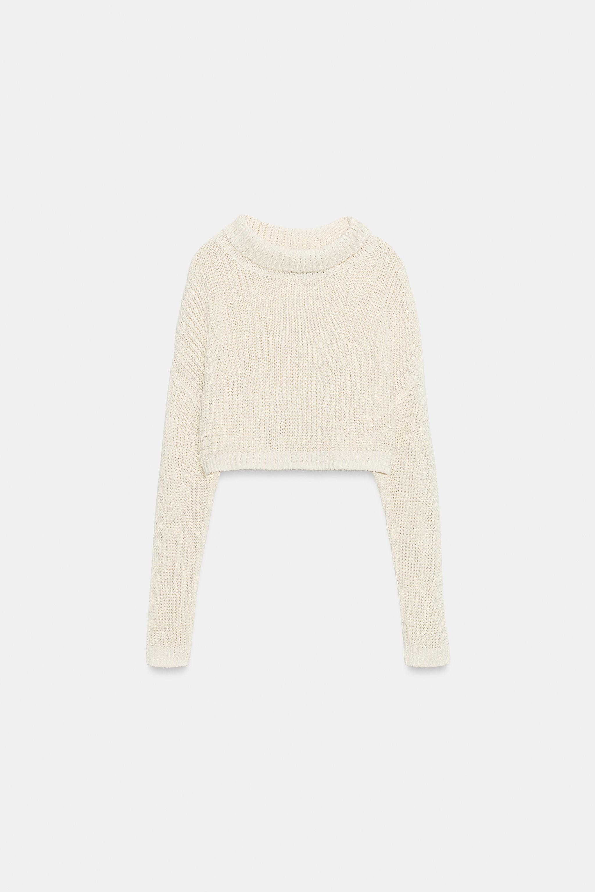 CROPPED HIGH NECK JUMPER | Zara US