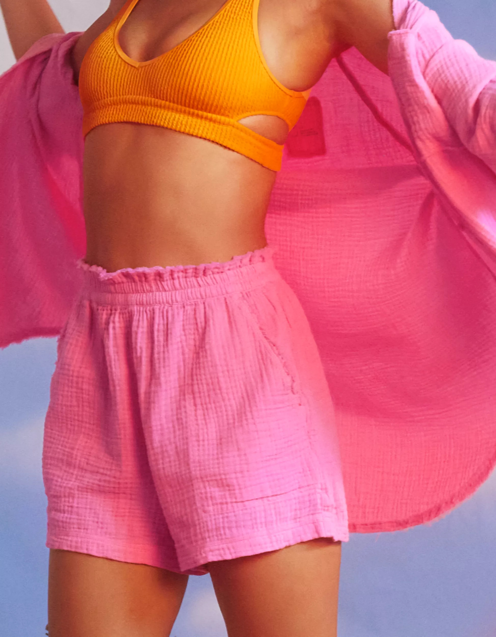 Aerie High Waisted Pool-To-Party Short | Aerie