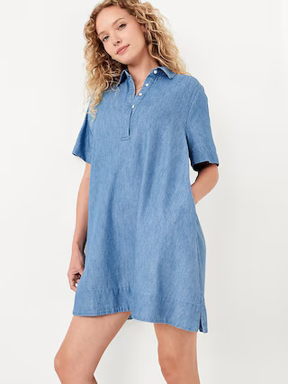 Mini Jean Swing Dress | Old Navy (US)
