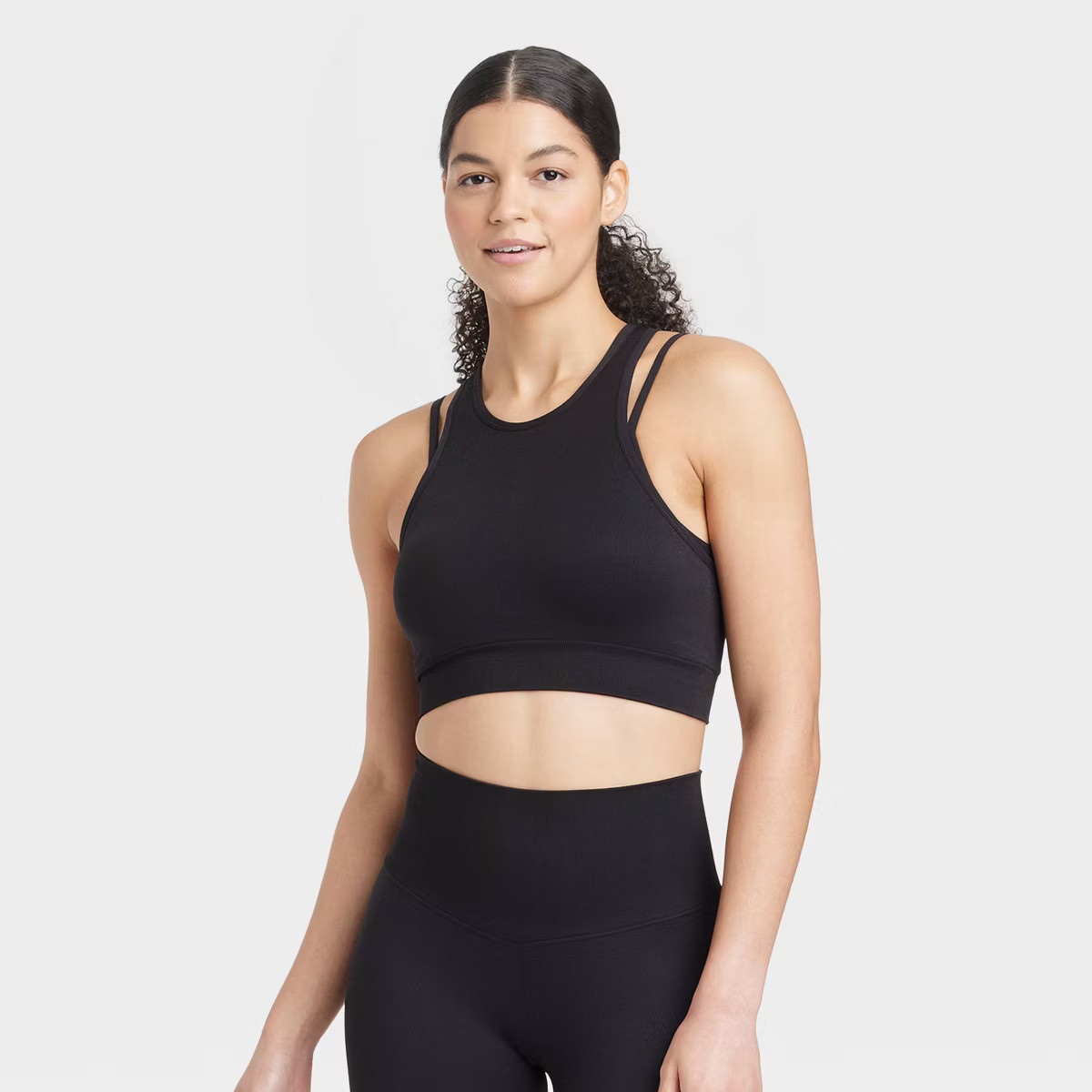 Women's Seamless Double Layer High Neck Bra - JoyLab™ | Target