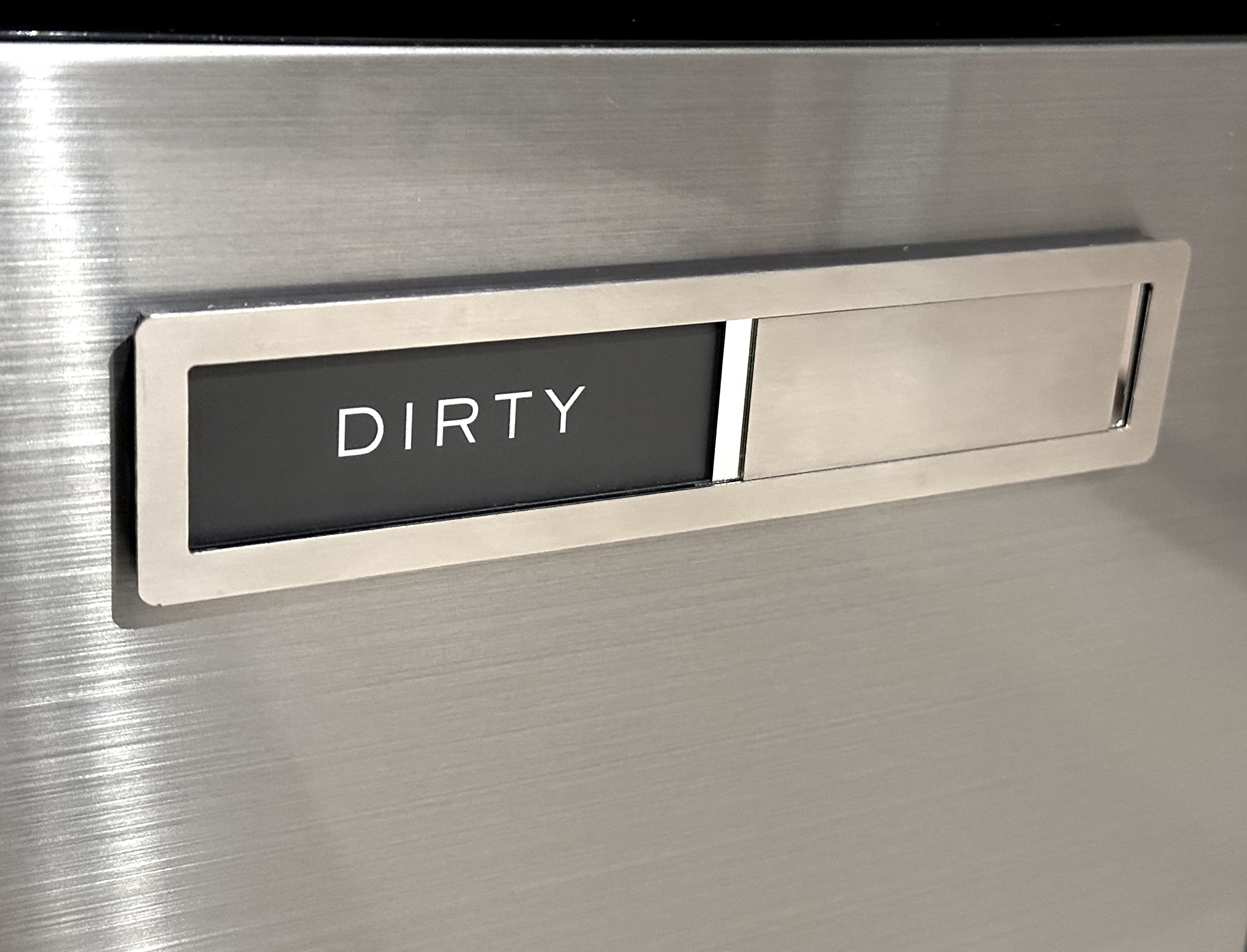 Premium Stainless Steel Dishwasher Magnet Sign - Kitchen Organizers and Storage - Magnet for Dish... | Amazon (US)