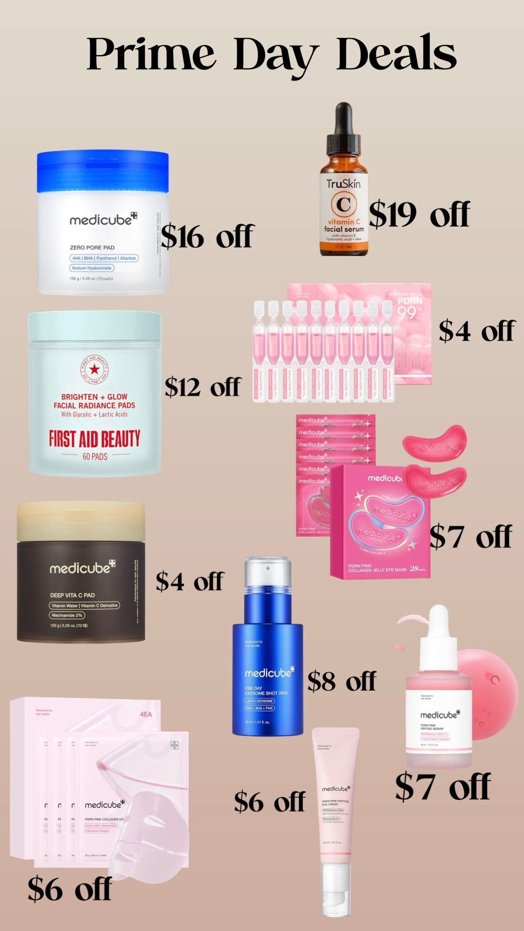 Prime Day Deals worth Re-stocking!!
•
#primedaydeals #deals #amazondeals #beauty #skincare #beautydeals #skincaredeals #medicubedeals

#LTKgrwm #LTKmorningroutine #LTKselfcare