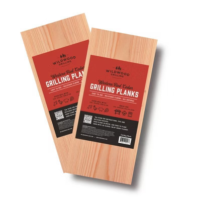 Wildwood Grilling 2pk 11"x5" Signature Cedar Wood Grilling Planks | Target