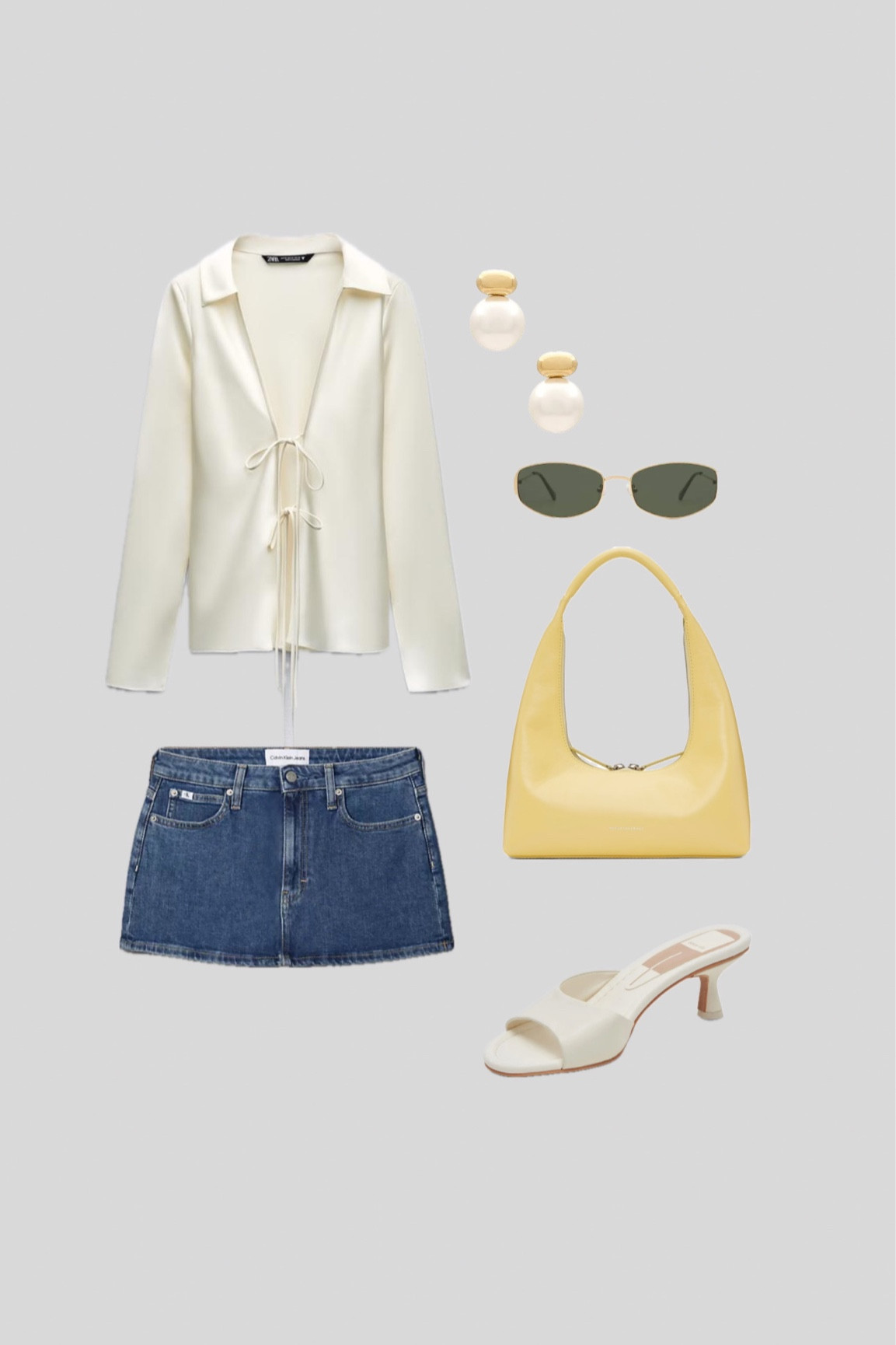 Mini skirt outfit inspo!!🌼💛 

#LTKfindsunder100 #LTKSeasonal #LTKstyletip