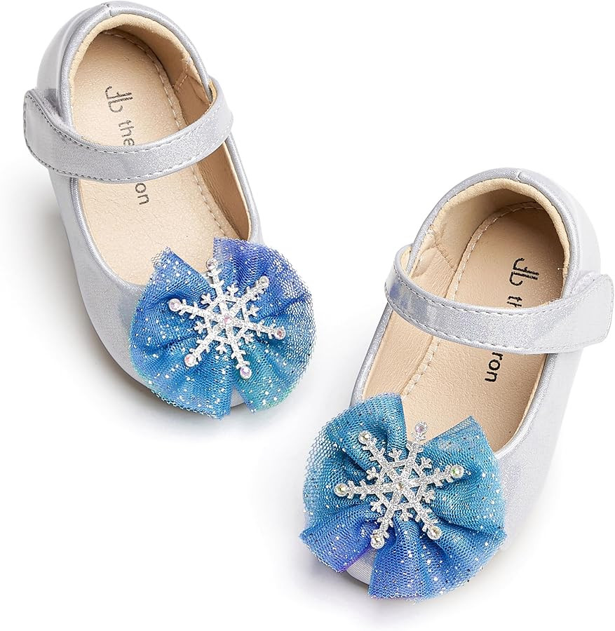 THEE BRON Toddler Girls Dress Shoes Ballet Mary Jane Flats Princess Costume Shoes | Amazon (US)