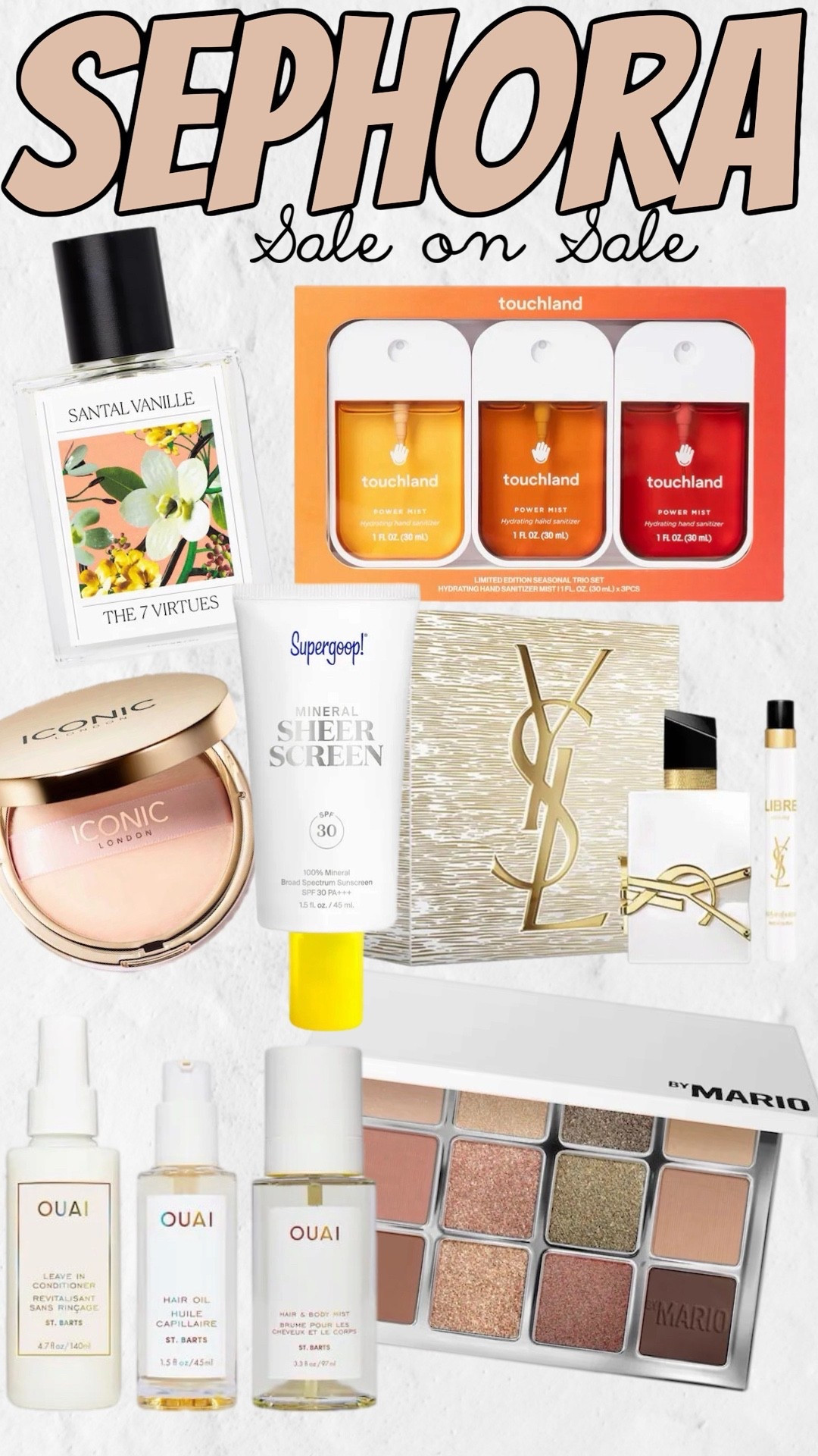 Sephora has so many beauty products on sale!  Plus if you’re a beauty insider, take an extra 20% off the sale items!  Here are a few of my favorites!

The YSL Libre is my current favorite scent.  Plus the newest Makeup by Mario eye palette is part of the sale!  The colors are so pretty!

#LTKOver40 #LTKBeauty #LTKSaleAlert