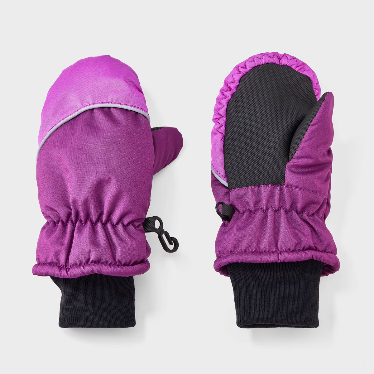 Toddler Girls' Colorblock Snowplay Ski Mittens - Cat & Jack™ Purple 2T-5T | Target