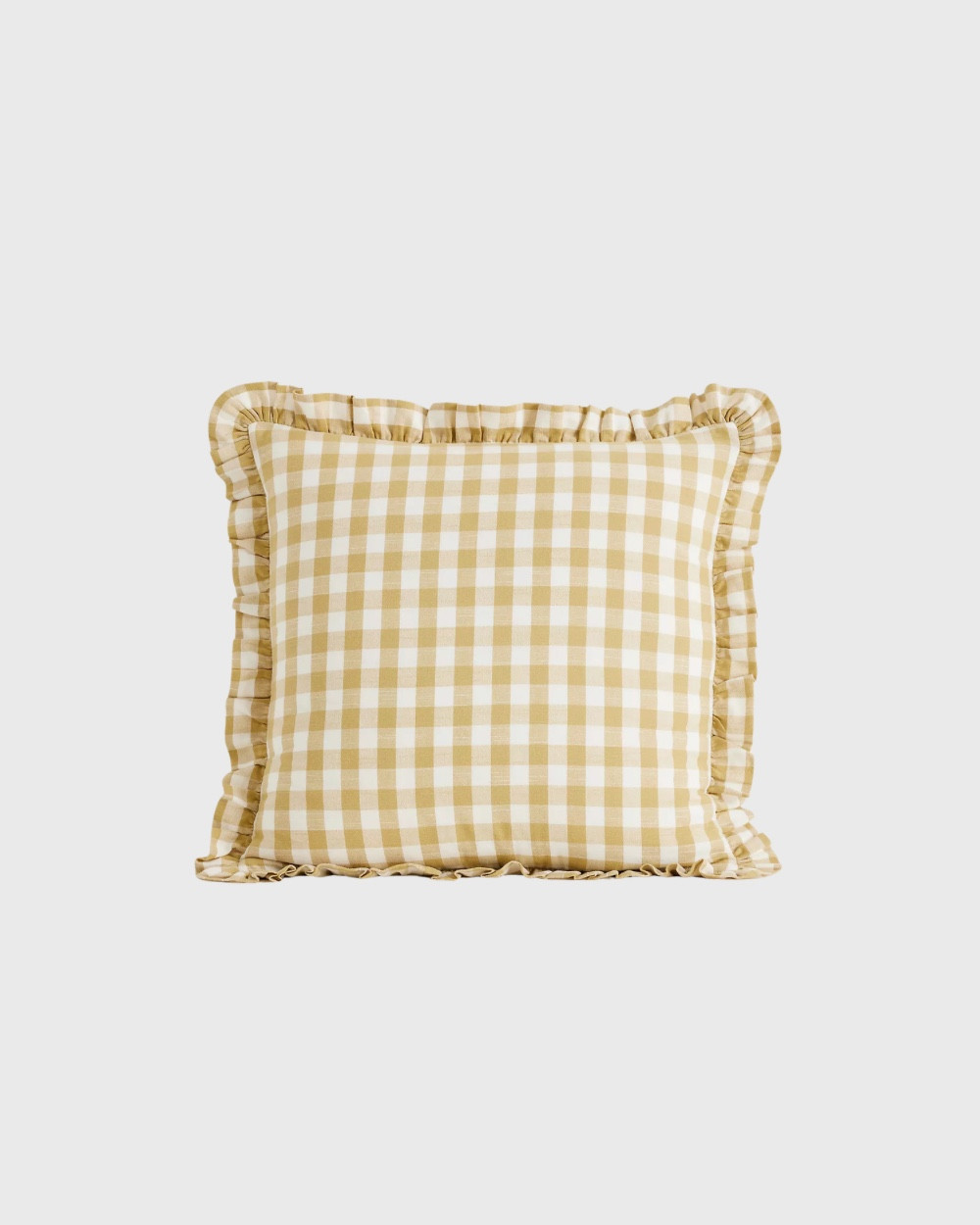 anthropologie ana cotton gingham printed ruffle pillow @Anthropologie #anthropologie #musha

#LTKHome