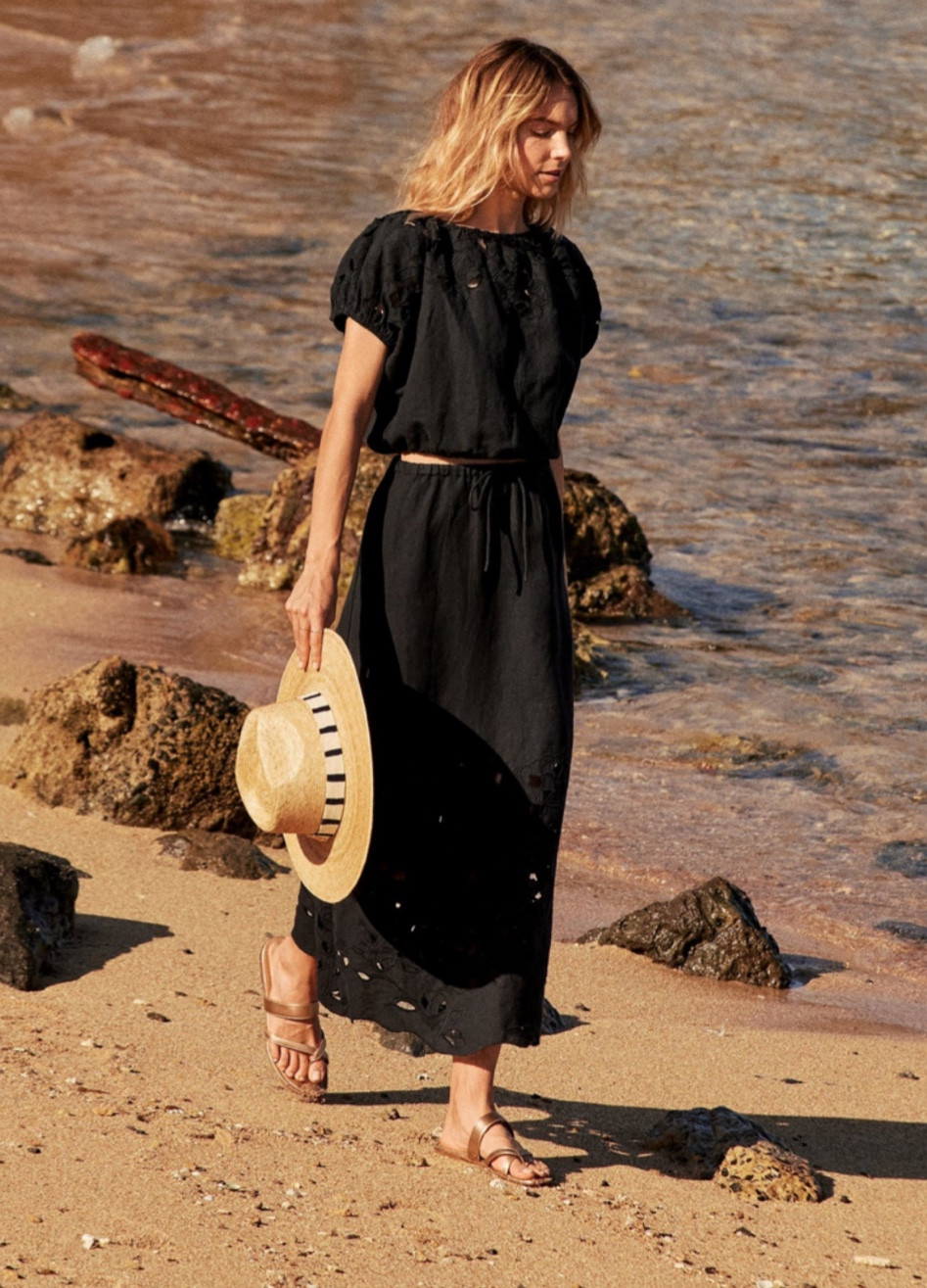 Unsubscribed black linen set 

#LTKFind #LTKSeasonal #LTKfit