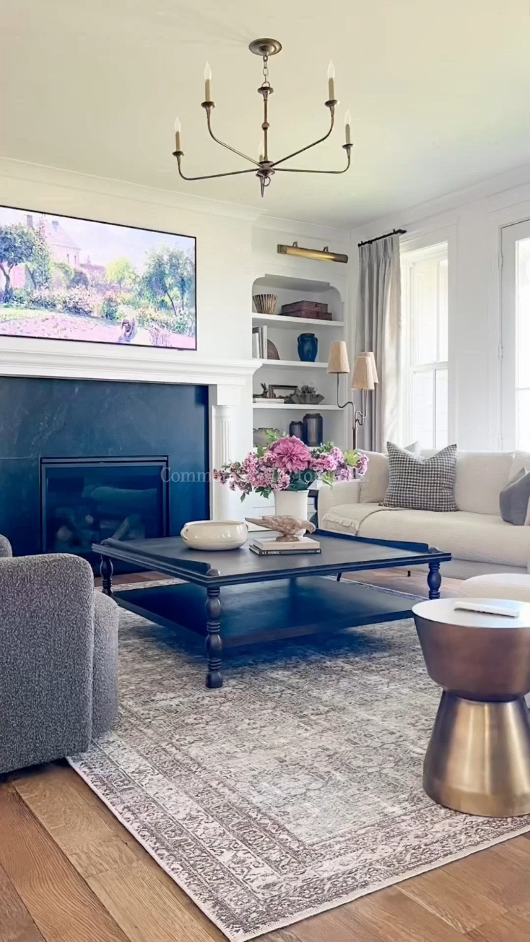 It’s just the prettiest coffee table! I couldn’t be happier with it! Classic, with a nod to vintage. I love the side rails and lower shelf. 

The florals I’m using on it are all on sale. I used 3 of each stem in a large vase  

#LTKHome #LTKSeasonal #LTKSaleAlert