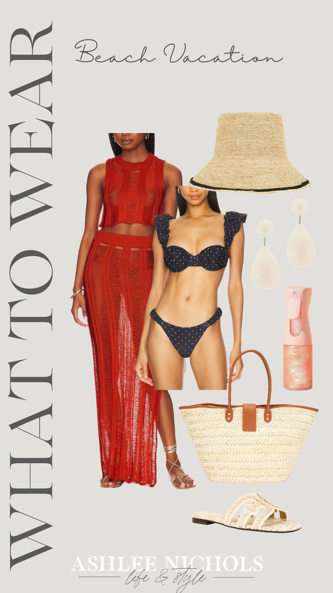 Beach vacation outfit inspo 🤍

Polka dot swim, cover up set, swimsuit cover up, beach bag

#LTKTravel #LTKSeasonal #LTKootd