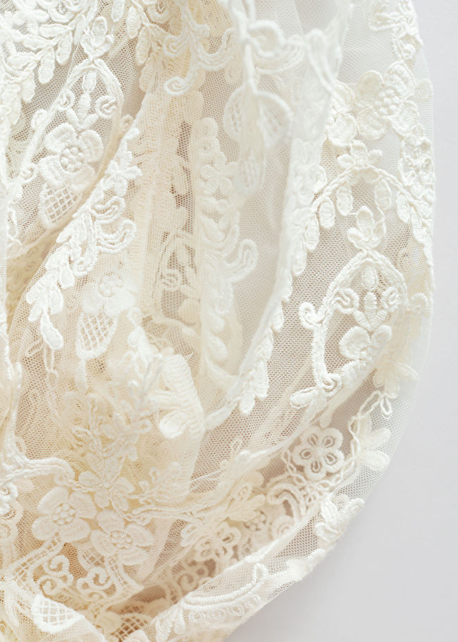 Puff-Sleeve Lace Top | & Other Stories EU