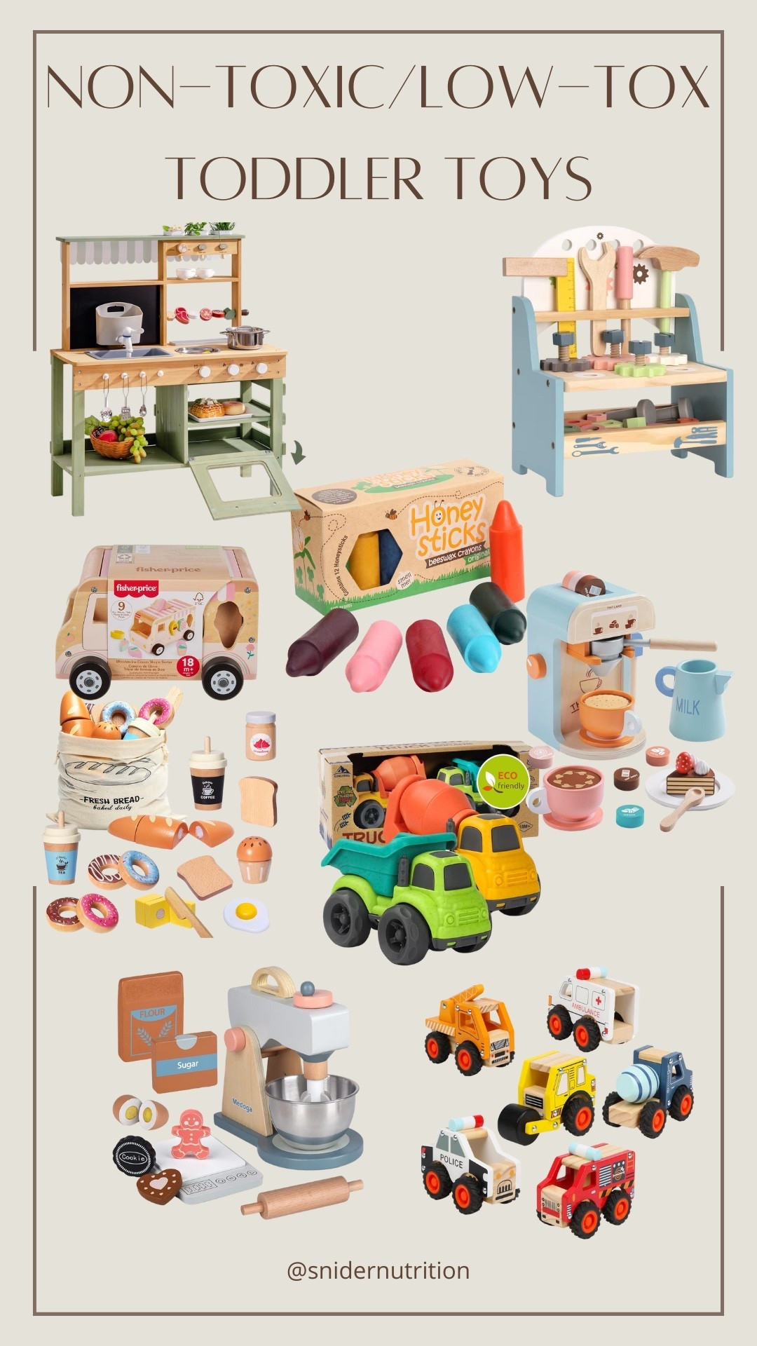 Non-toxic/low-tox toddler toys. It’s my fav to find wooden toys and they also last so much longer! These are also all on sale right now. 

Toddler toys, wooden toys, wooden toddler toys, toddler play sets, toddler toy sets, mud kitchen, wooden tool bench, wooden coffee maker, pva free cars



#LTKFindsUnder50 #LTKGiftGuide #LTKKids