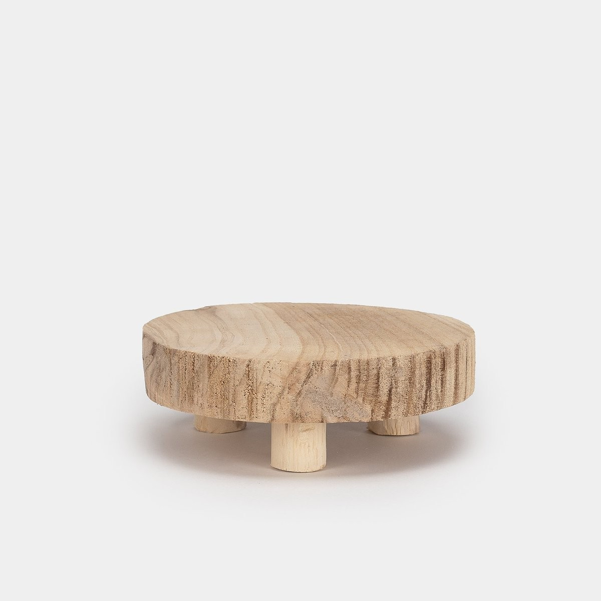 Footed Wood Pedestal | Amber Interiors