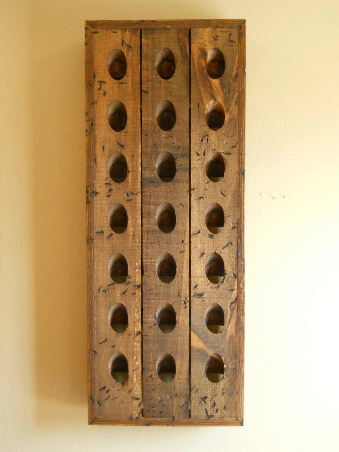 Distressed Tavern Grade Wine Rack: Rustic French Style Riddling Rack - Etsy | Etsy (US)