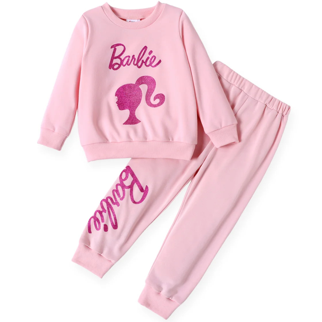 Barbie Toddler Girls Sweatshirts Character Letter Print Cotton Pullover and Elasticized Pants 2 P... | Walmart (US)