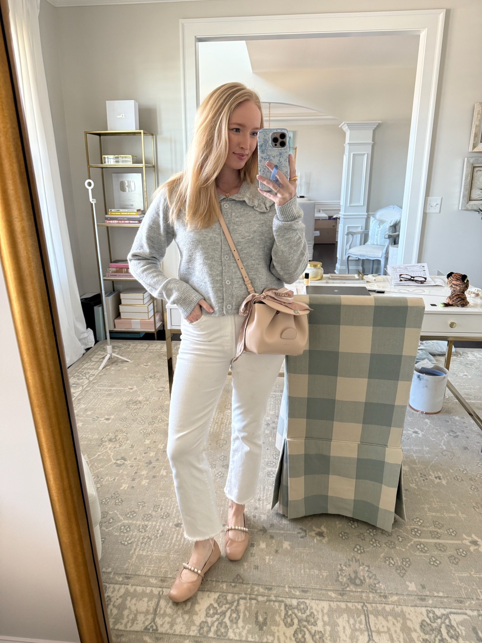 Winter to spring transitional outfit pairing my favorite white jeans! I’ve had these for 3 years. If between size up, I’m wearing a size 28. 

This sweater is limited at Anthropologie but they’re having 20% off $100+ this weekend with code ANTHRO20. Also linking a similar option on Amazon! 

#LTKSaleAlert #LTKSeasonal