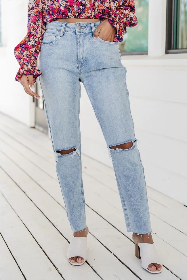 Lara High Rise Mom Jeans FINAL SALE | Pink Lily