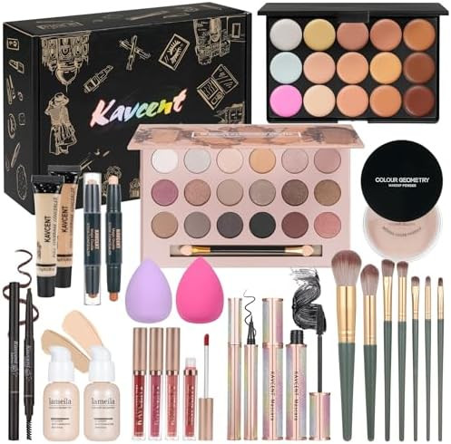 Makeup Kit Makeup Sets for Teens Makeup kits for Women Teenagers Full Kit Make up Eyeshadow Palet... | Amazon (US)