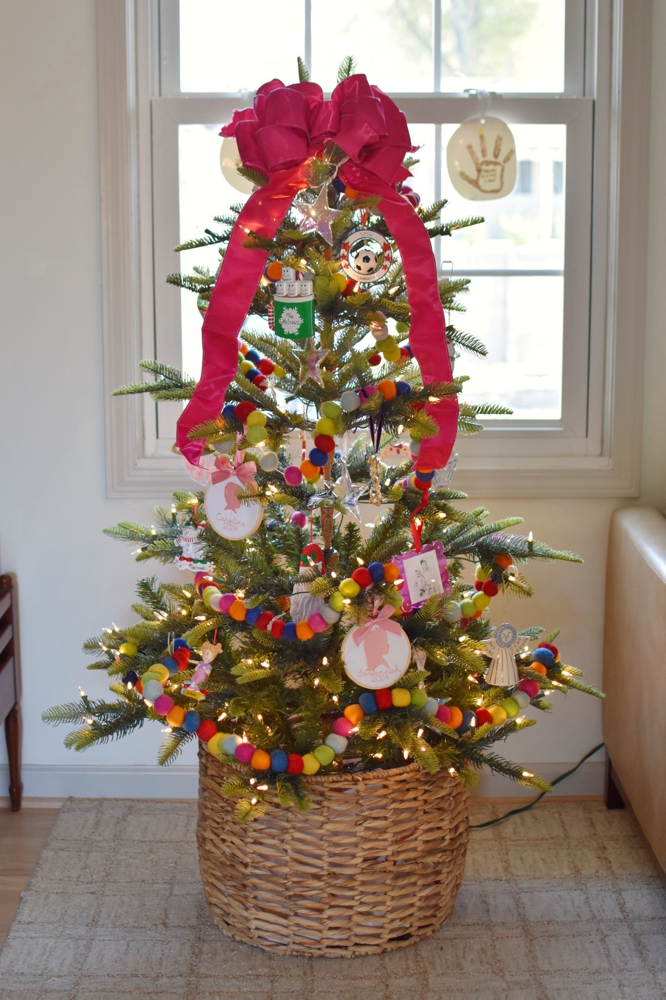 Year 4 with this small pre-lit tree from Amazon… it’s still just as beautiful! Each year we add special ornaments (usually from Anthropologie!) for our daughters, and they love having their own tree in the den. The bow topper is new from Walmart! 🎀

#LTKKids #LTKHoliday #LTKGiftGuide