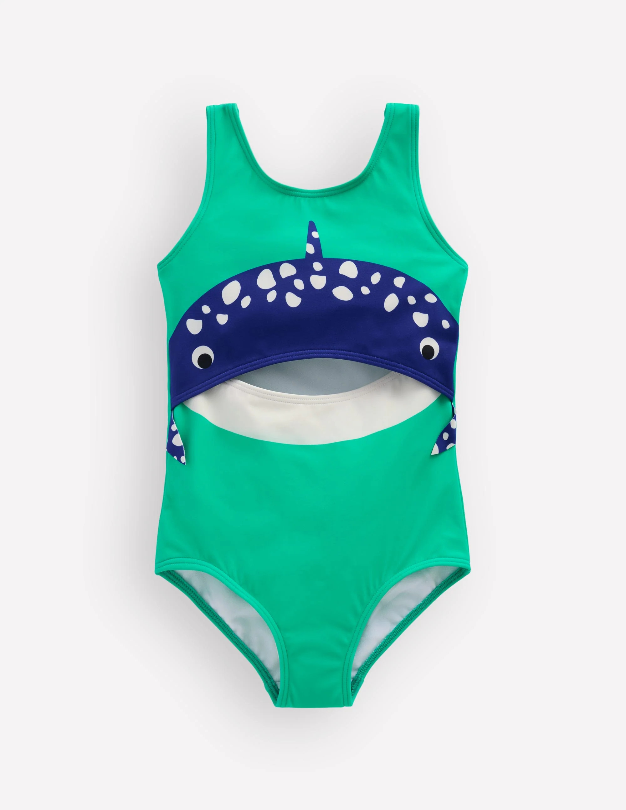 Fun Cut-out Swimsuit-Whale | Boden (US)