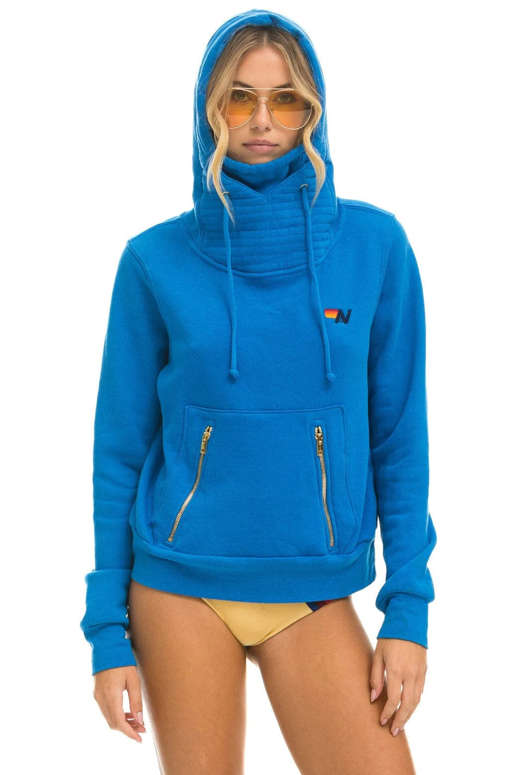 NINJA PULLOVER HOODIE - OCEAN | Aviator Nation