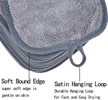 BloomSesame Makeup Remover Cloths for Face, Eye, Lips - Reusable Makeup Remover Pads Soft Microfi... | Amazon (US)