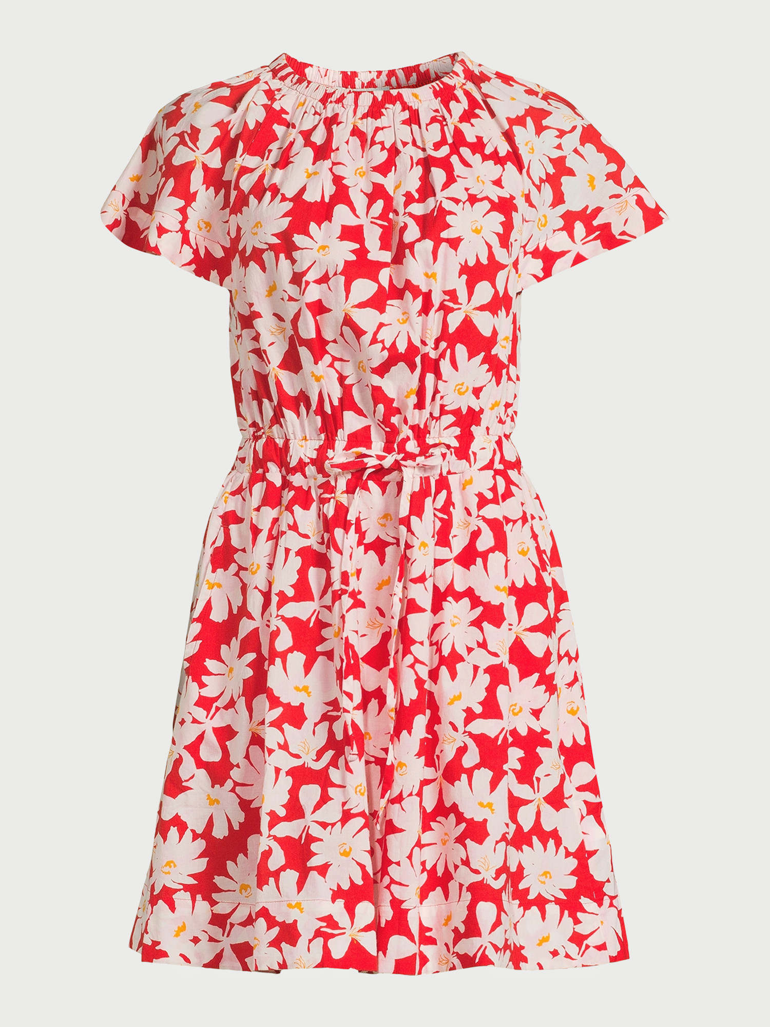 Free Assembly Women's Cotton Flutter Sleeve Mini Dress, Sizes XS-XXL | Walmart (US)