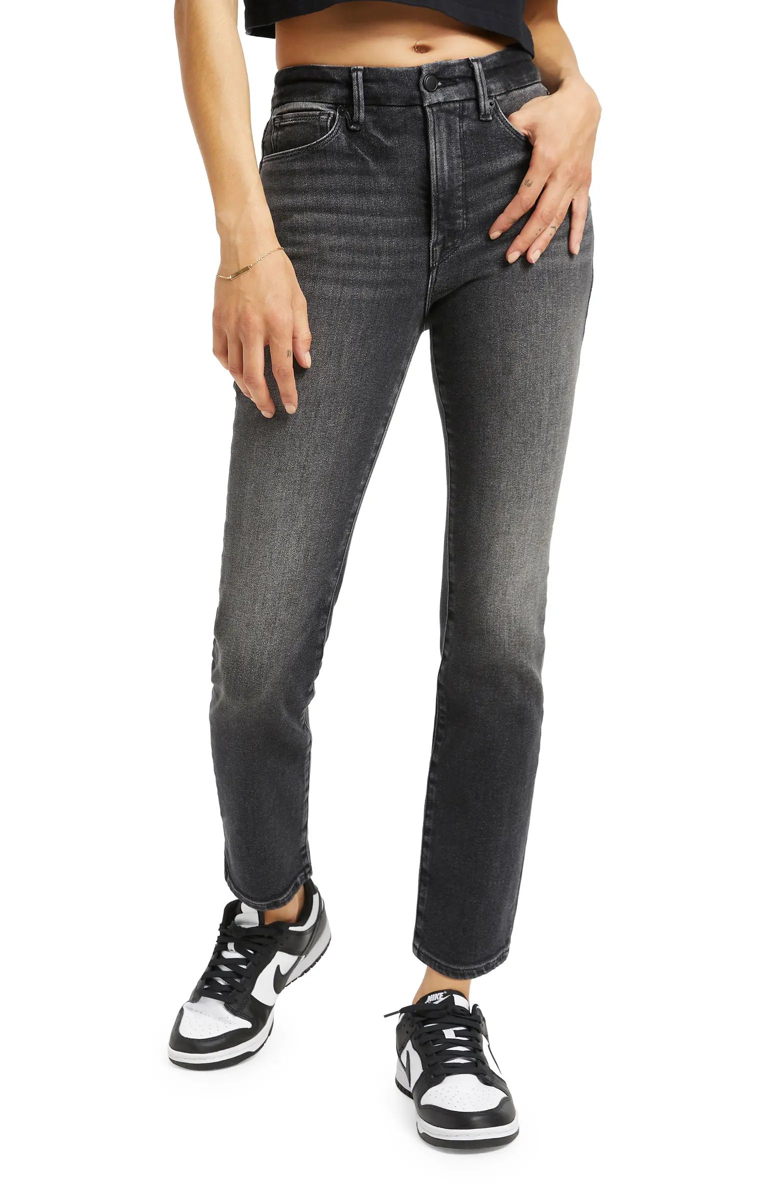 Good Classic Ankle Straight Leg Jeans | Nordstrom