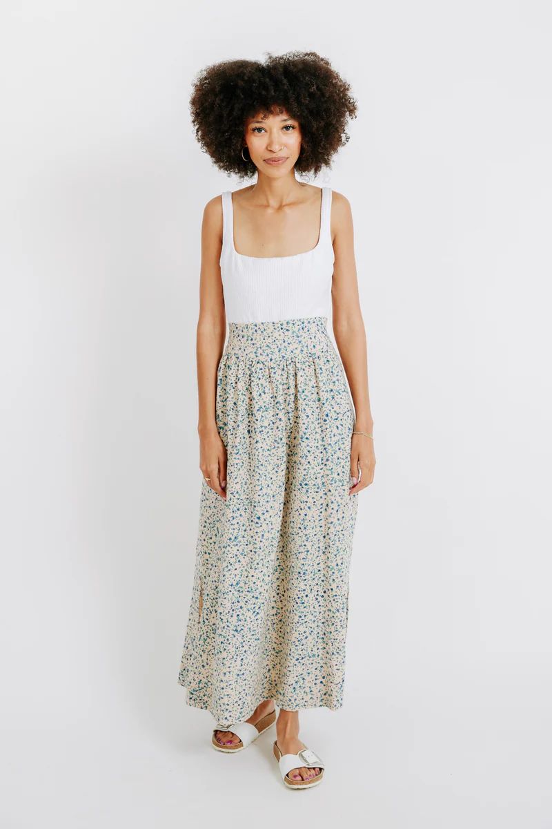 women's cotton floral print skirt | MIRTH