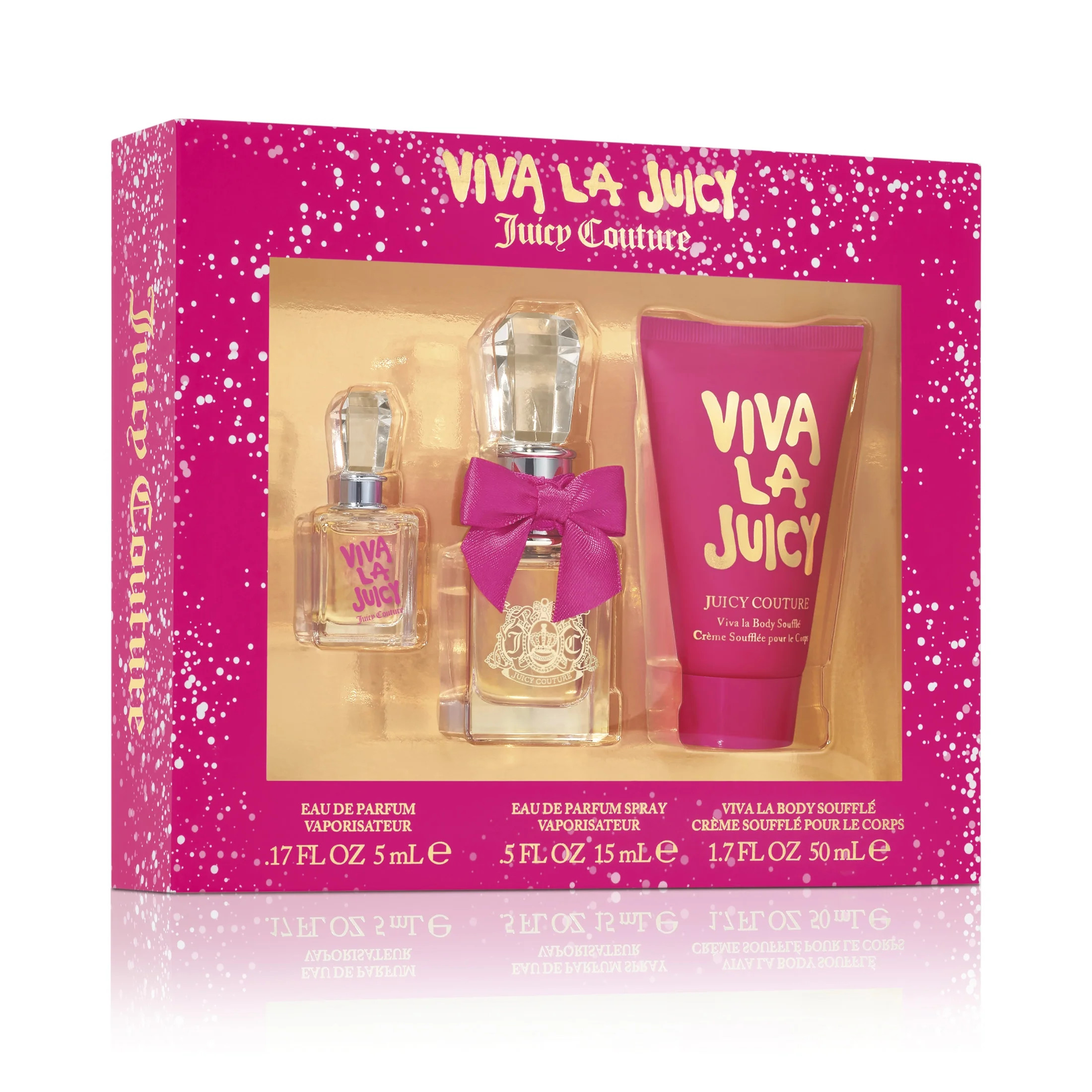 Juicy Couture Viva La Juicy 3pc Fragrance Gift Set, 0.5 fl. oz | Walmart (US)