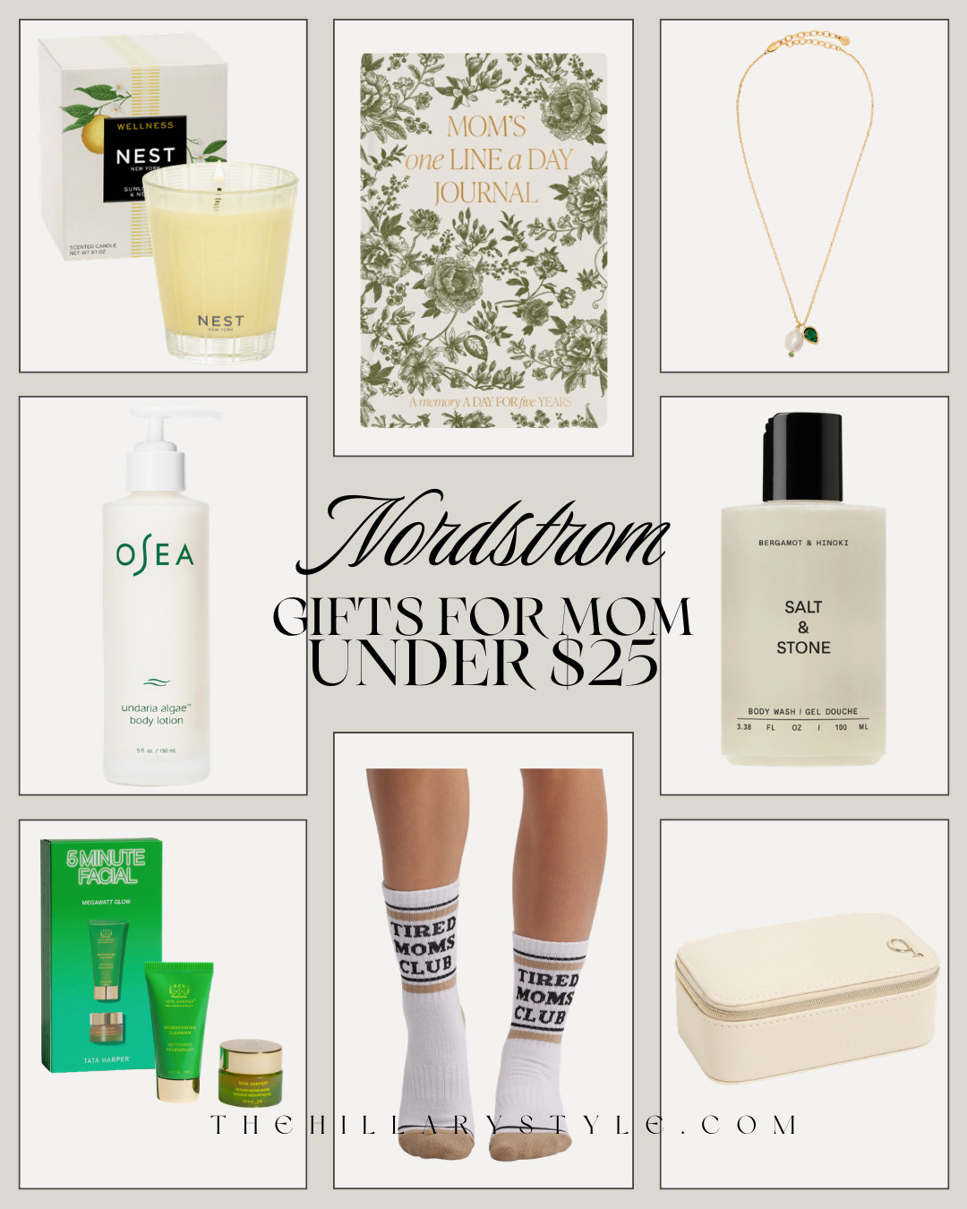 Nordstrom Mother’s Day Gifts Under $25 | The Ultimate Budget-Friendly Edit
Mother's Day is just around the corner and finding the perfect gift doesn't have to break the bank. I've curated a thoughtful list of Nordstrom favorites all under $25 that are sure to make her day special. Think everyday luxuries and elevated basics that feel expensive but aren't. We're talking bestselling beauty mini-sets, beautiful journals for reflection, viral fragrances in candle form, and must-have aesthetic home goods. It’s all about creating "wellness moments" and offering functional elegance with cozy-chic vibes. Mom deserves the best, and this edit makes it easy to spoil her with something she’ll genuinely love. 

 

#LTKMothersDay #LTKmomlife #LTKSeasonal
