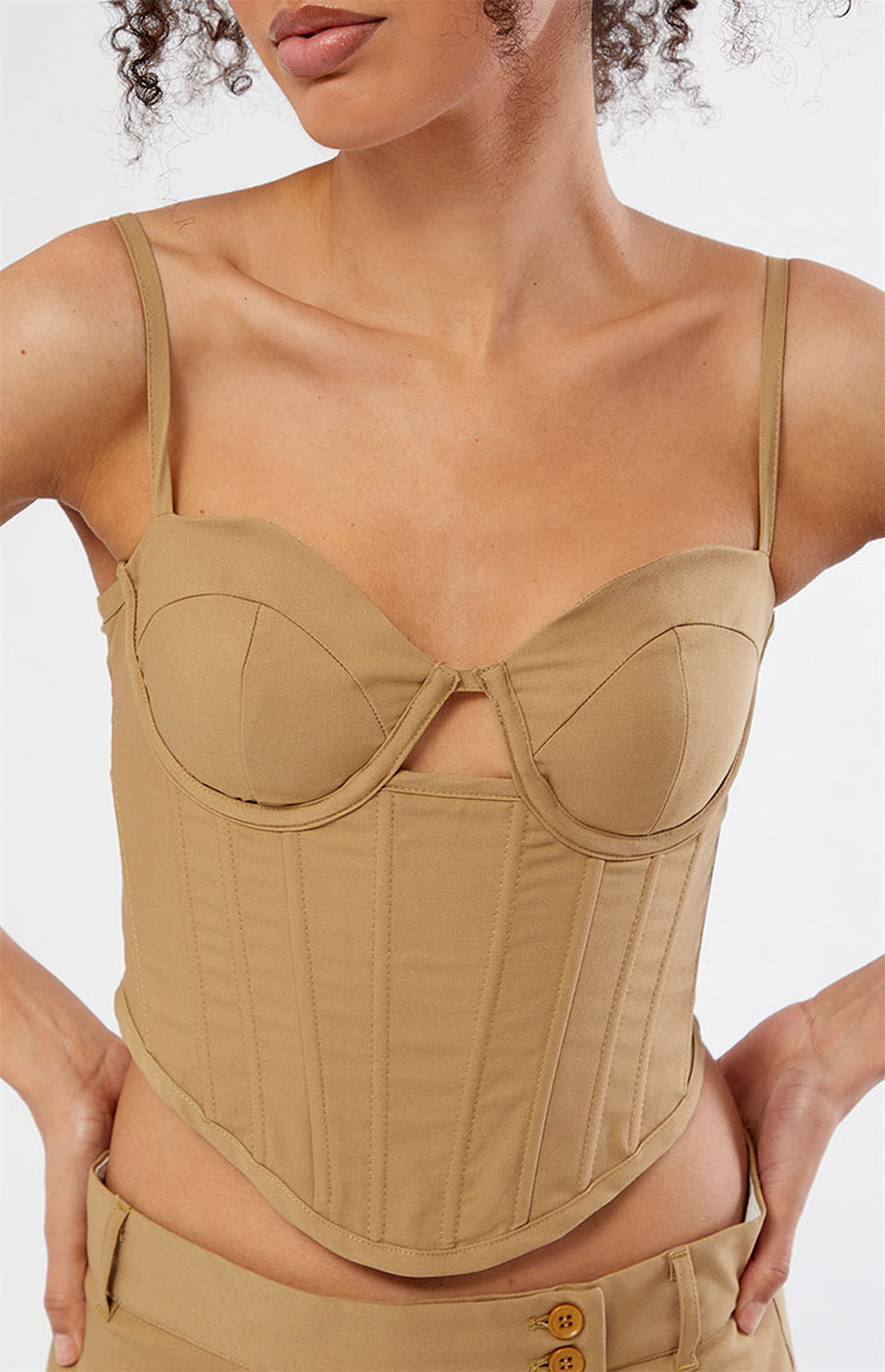 JGR & STN Maeve Corset Top | PacSun