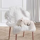 Ophanie Ultra-Luxurious Fluffy Sheepskin Area Rug, Soft and Thick Faux Sheepskin Fur Chair Couch Cov | Amazon (US)