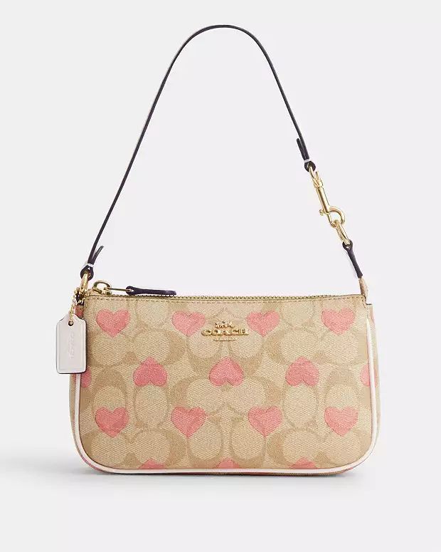 Nolita 19 In Signature Canvas With Heart Print | Coach Outlet