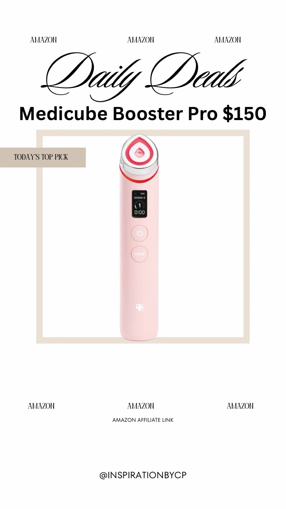 Medicube Booster Pro on sale $150 34% off.
#mothersdaygift #amazonbeauty #medicube #skincare

#LTKMothersDay #LTKselfcare #LTKSaleAlert