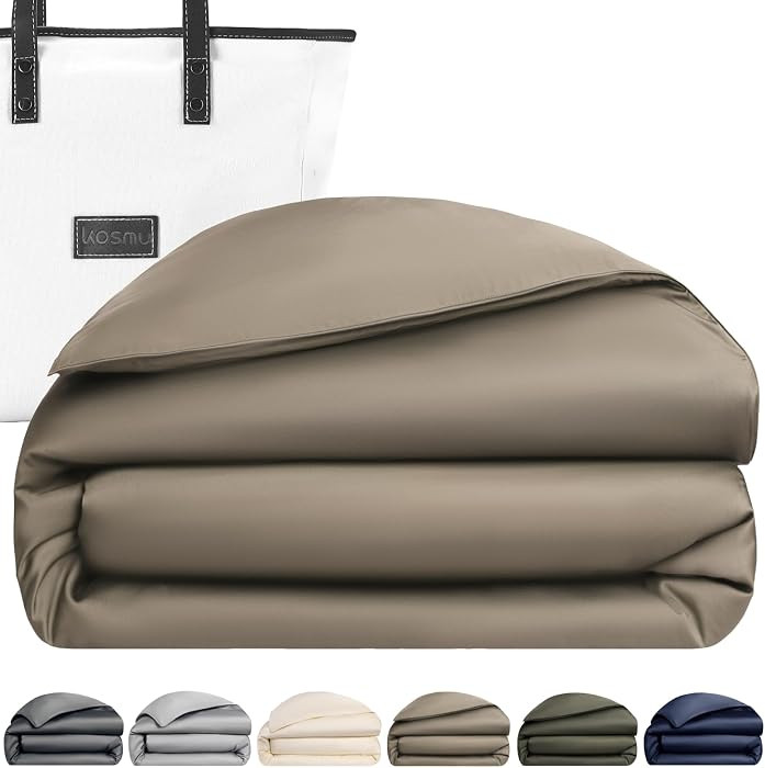 Luxury Bamboo Viscose Duvet Cover | 100% Pure Bamboo Viscose, Soft, Breathable and Cooling for Ho... | Amazon (US)