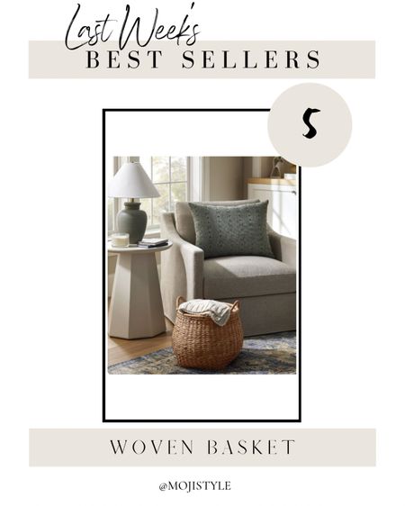 This woven basket is one of this week’s best sellers! It’s from Target and perfect for extra storage in any room of your home! 

#LTKhome #LTKfindsunder100 #LTKSeasonal