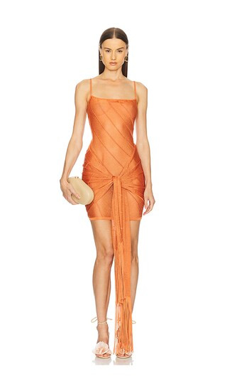 Ethan Knit Coverup in Persimmon Sheer Dress Cover Up Dress Sexy Dress Sexy Vacation Dress | Revolve Clothing (Global)