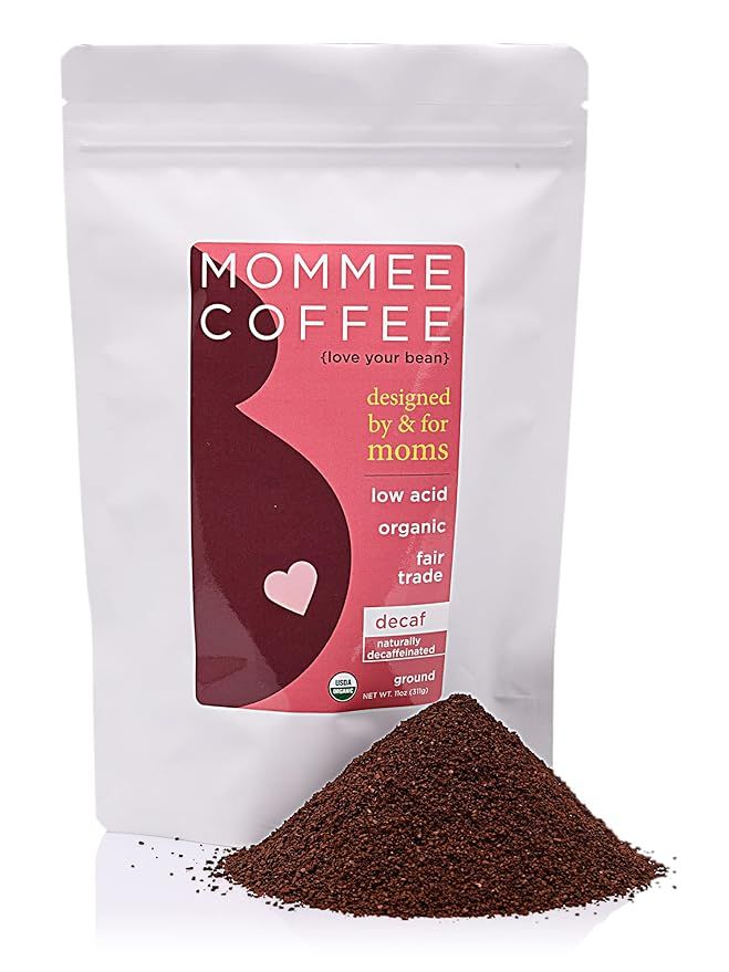 Mommee Coffee Decaf Ground Low Acid Coffee - 100% Arabica Organic Decaf Coffee Beans with Smooth ... | Amazon (US)