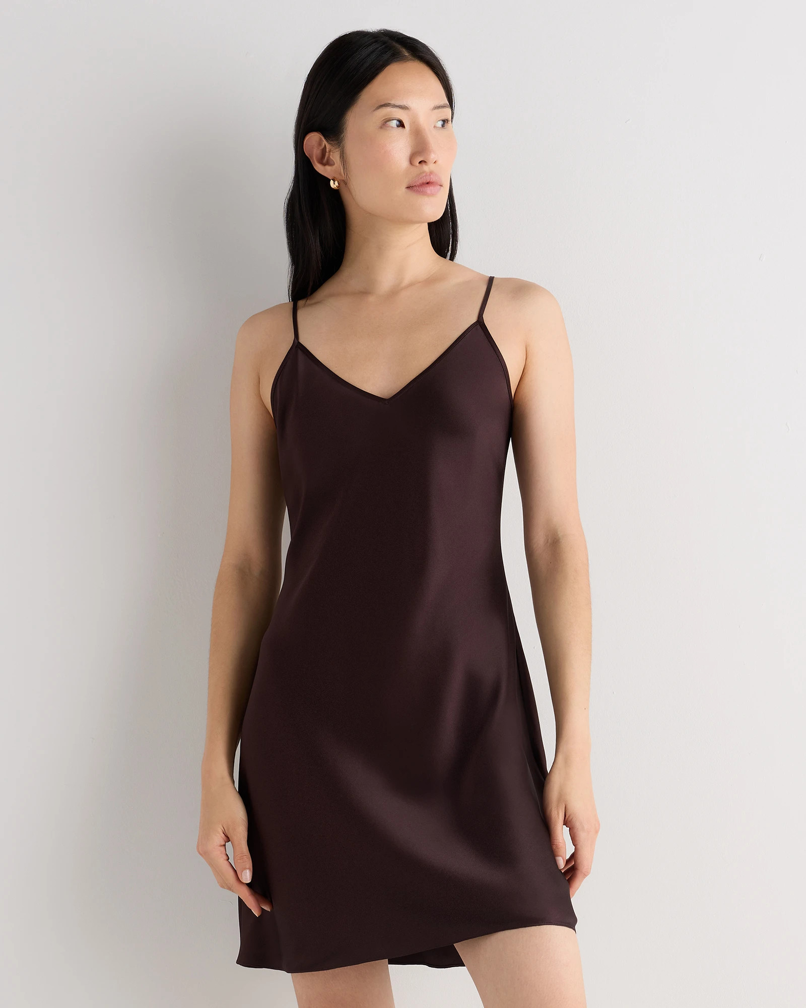 100% Washable Silk Mini Slip Dress | Quince