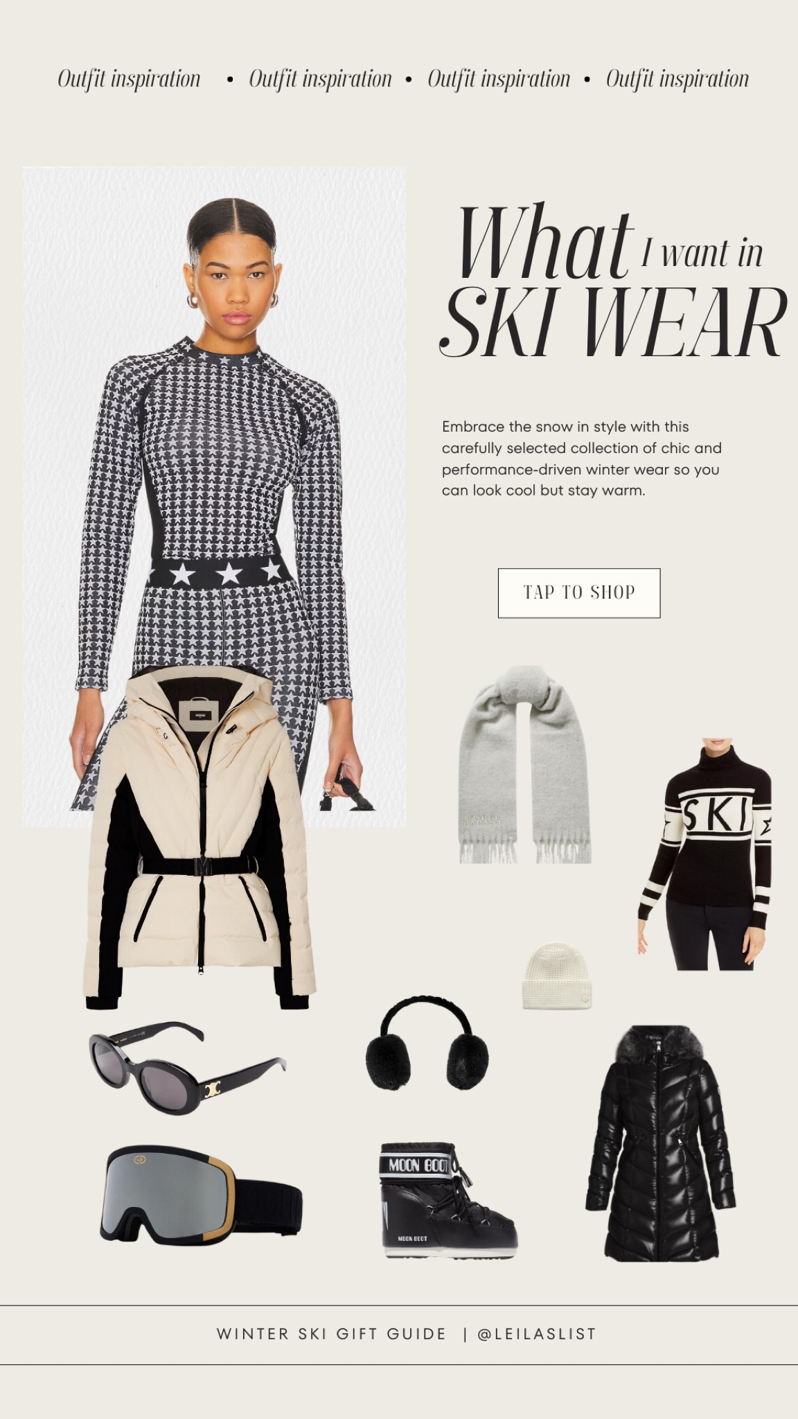 Chic ski wear I’m loving this season. 

#skiwear #skiseason 


#LTKtravel #LTKSeasonal