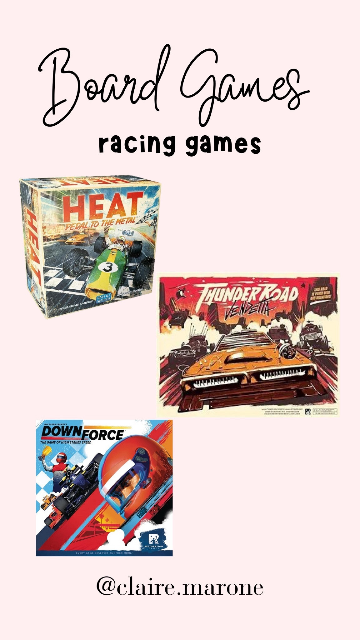 A little more involved games that are SO MUCH FUN!!! Thunder Road is my favorite to play with friends 🔥

#LTKGiftGuide #LTKHoliday #LTKfamily