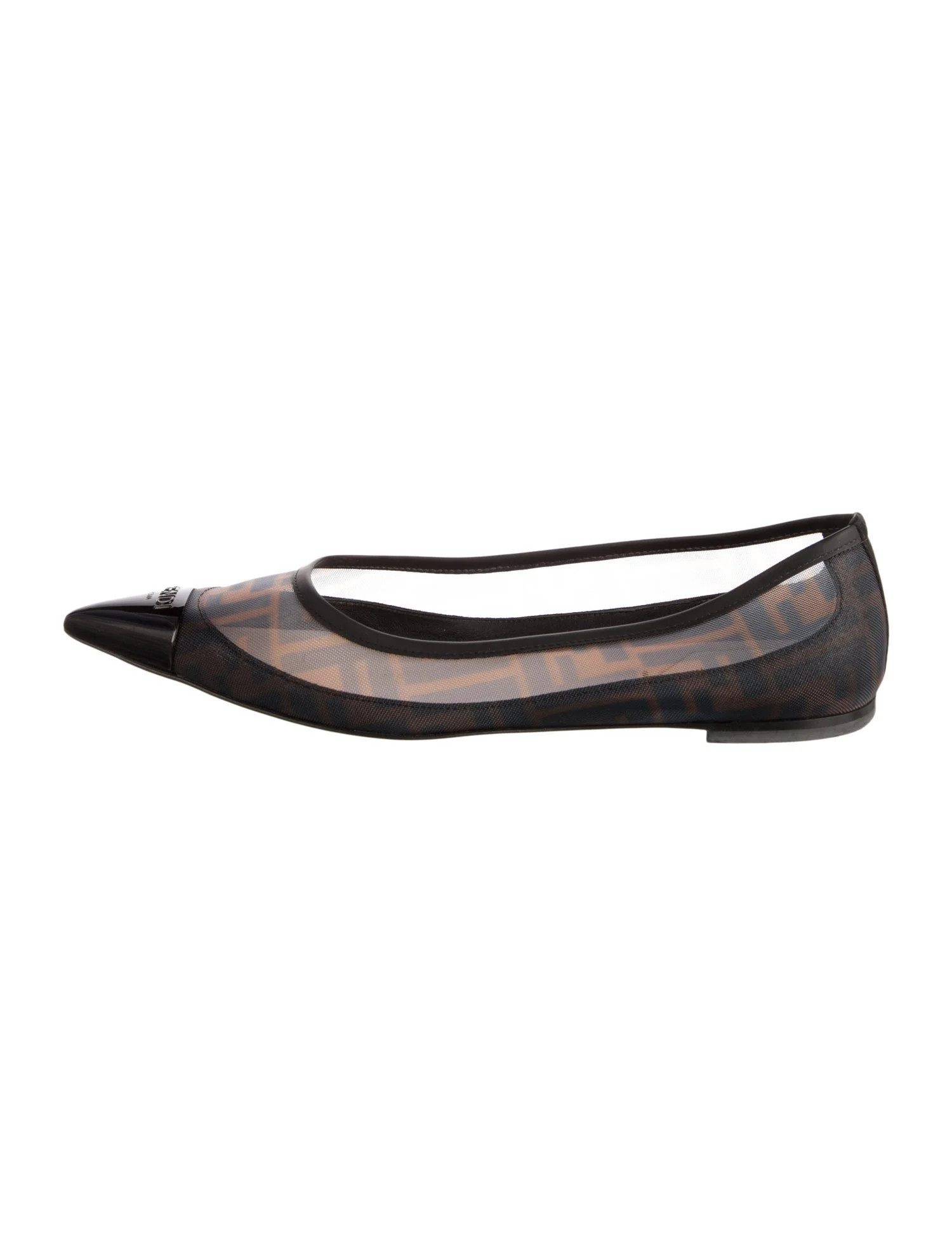 Mesh Printed Ballet Flats | The RealReal