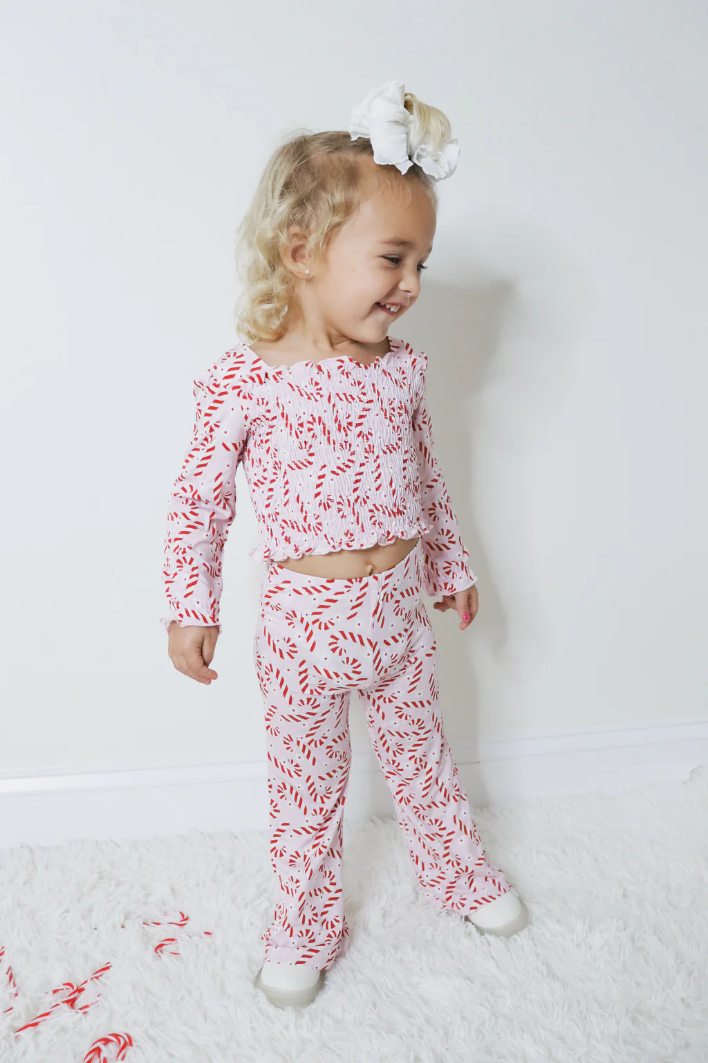 CANDY CANE LANEZzz DREAM SMOCKED FLARE SET | DREAM BIG LITTLE CO